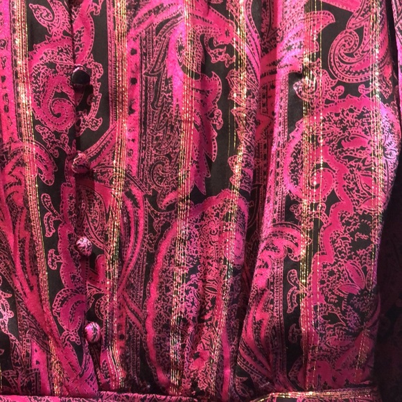 Richard Warren vintage SILK blouse  size 12 - Picture 2 of 14